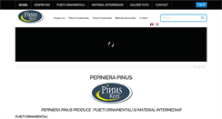 Desktop Screenshot of pepiniera-pinus.ro