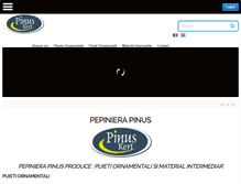 Tablet Screenshot of pepiniera-pinus.ro